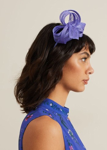 Phase Eight Twist Bow Hats Blue USA | 0841627-FE